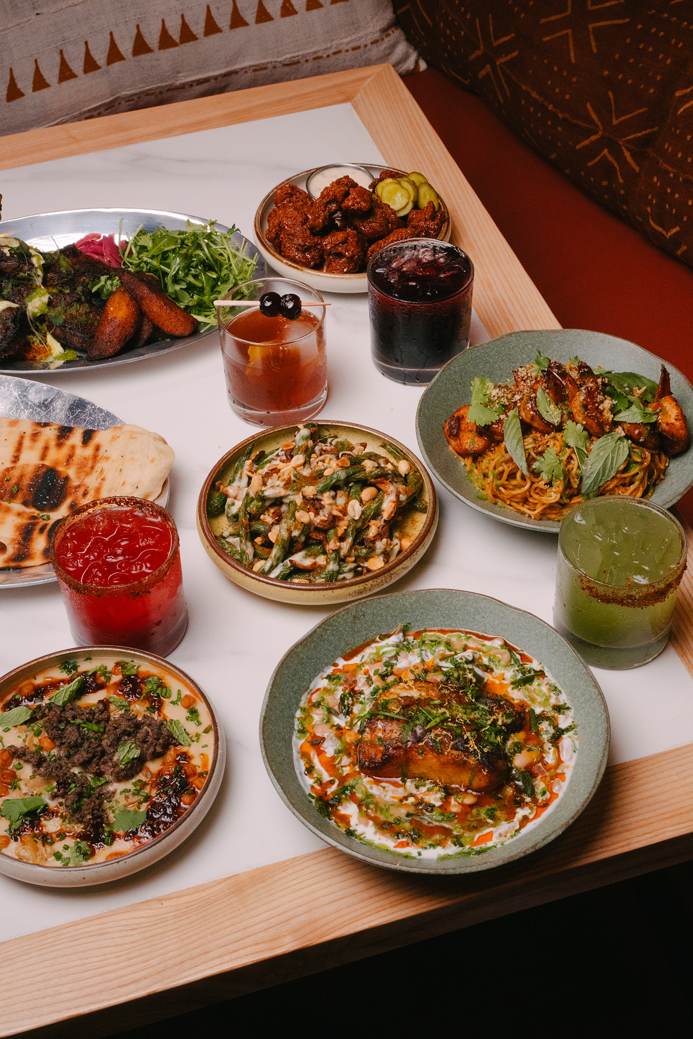 Full table spread